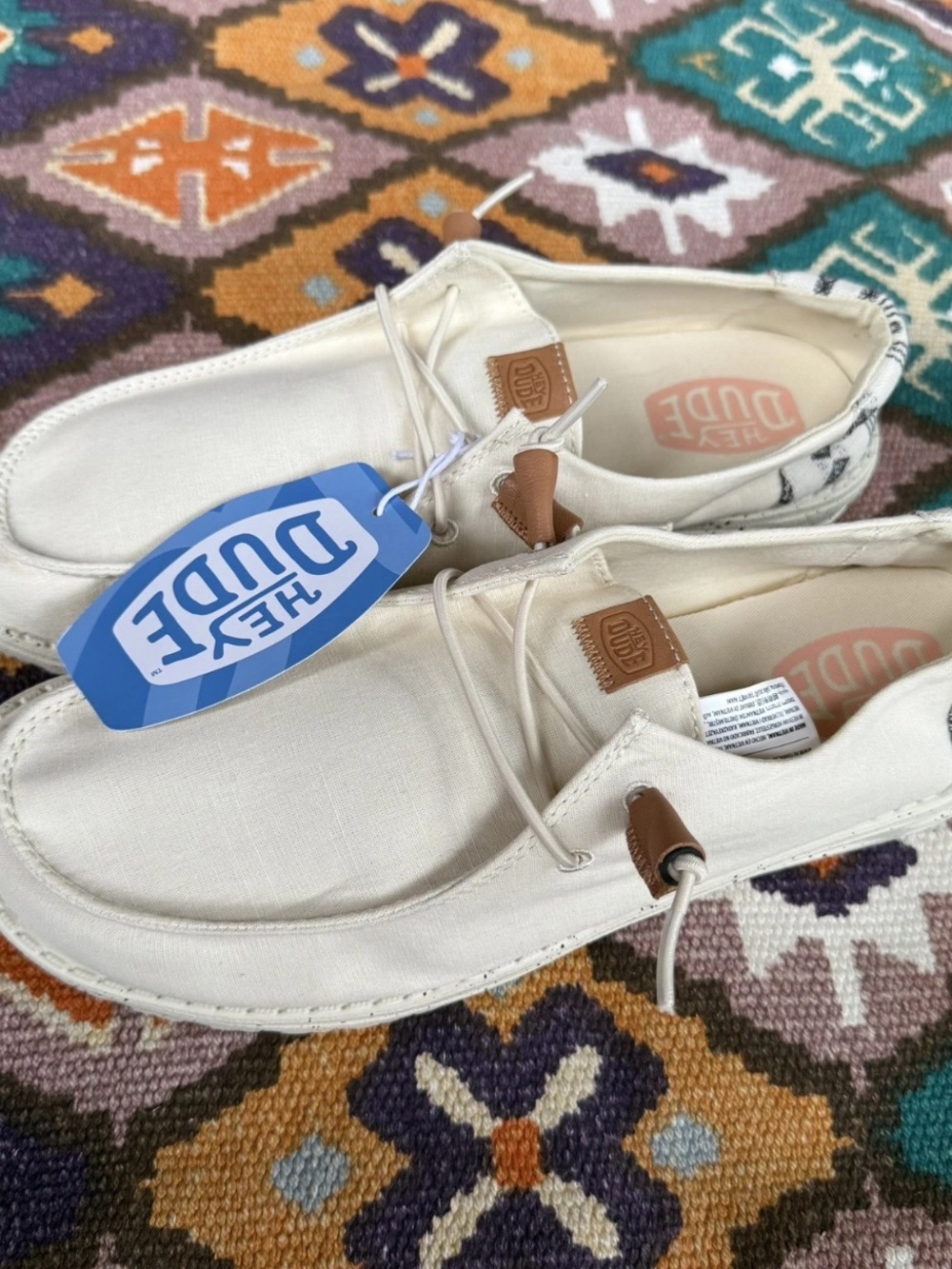 HEY DUDE WENDY SLUB LINEN Women's Size 11 Brand New Without Box - Medium Width